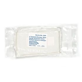 Compress Bandage, 4", Offset, Sterile (off center)