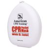 American CPR Pocket Mask, Plastic Case, Adult/Child/Infant with O2 Inlet