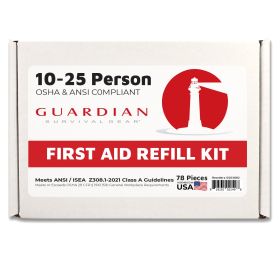 Guardian 10-25 Person First Aid Kit - Refill