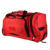 Rolling Red Wheel Bag + Telescoping Handle