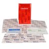 Mini Folding First Aid Pack, Red, Urgent First Aid, 18 Pieces