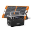 Flashfish 300W Power Station + 60W Solar Panel 230.4Wh LiFePO4 (Peak 600W) Solar generator AC Outlets Portable Power Station,Power Bank