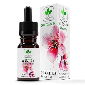 100% Pure Manuka Oil from New Zealand Therapeutic Grade Essential Oil for Wound Care Skin Soothing Nail & Scalp Health Organic Undiluted Cold Pre