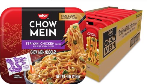 Noodles, Teriyaki Chicken, 4 Ounce (Pack of 8)