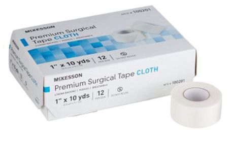 Medical Tapes. Case of 120 Surgical Tapes 1" x 10 yds. Non-sterile Cloth Tape for dressings and Medical Devices. High Adhesion Strength. Hypoalle