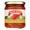 Muir Glen Black Bean Corn Med Salsa - Tomato - Case Of 12 - 16 Oz.
