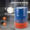 Metal Drum Heater, 1200 Watt 10 inch Width, Pail Heating Band for 55 Gallon Barrel, 86-302Fahrenheit Adjustable Thermostat