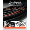 30FT Solar Panel Extension Cable, 10 AWG, Solar Panel Wire with Flame Retardant Protective Sleeving, Female and Male Connectors