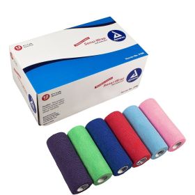 Dynarex Sensi Wrap Self Adherent Wrap - Rainbow (Option: 2 of Each Color 6"x 5 yards. 12/cs)