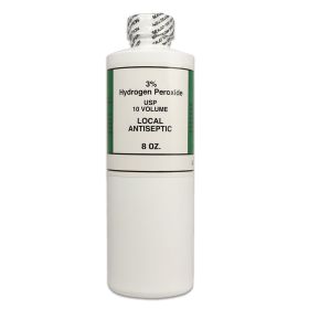 Hydrogen peroxide (Option: 3% 8 oz. plastic bottle 1 ea.)