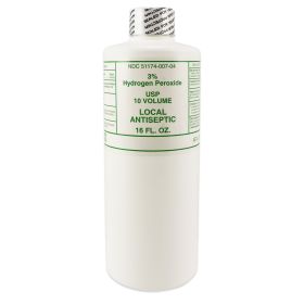 Hydrogen Peroxide 3% (Option: 16 oz. - 1 each)