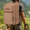 Small Tactical Backpack Assault Pack 40L Military Backpack with Molle for Hiking Hunting Rucksack Trekking