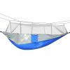 2 Persons Hammock 600LBS Max Load with Mosquito Net Outdoor Hiking Camping Hommock Portable Nylon Swing Hanging Bed