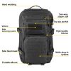 Small Tactical Backpack Assault Pack 40L Military Backpack with Molle for Hiking Hunting Rucksack Trekking