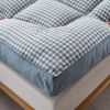 Mattress with checkered three-dimensional edges, 4 colors, King size